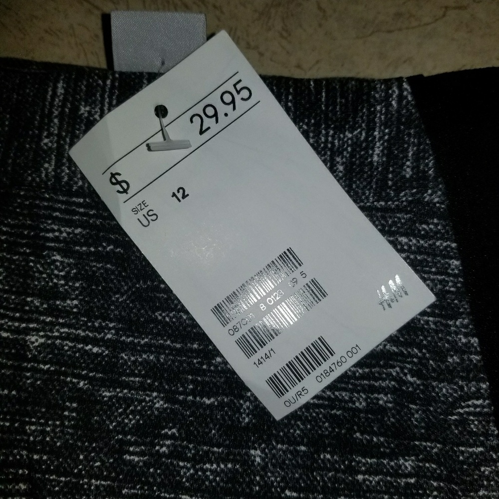 H&M Color block pencil skirt